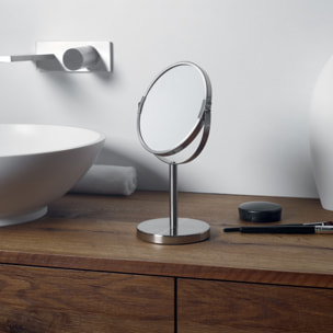 Miroir grossissant sur pied Acier SYDNEY Chromé Spirella