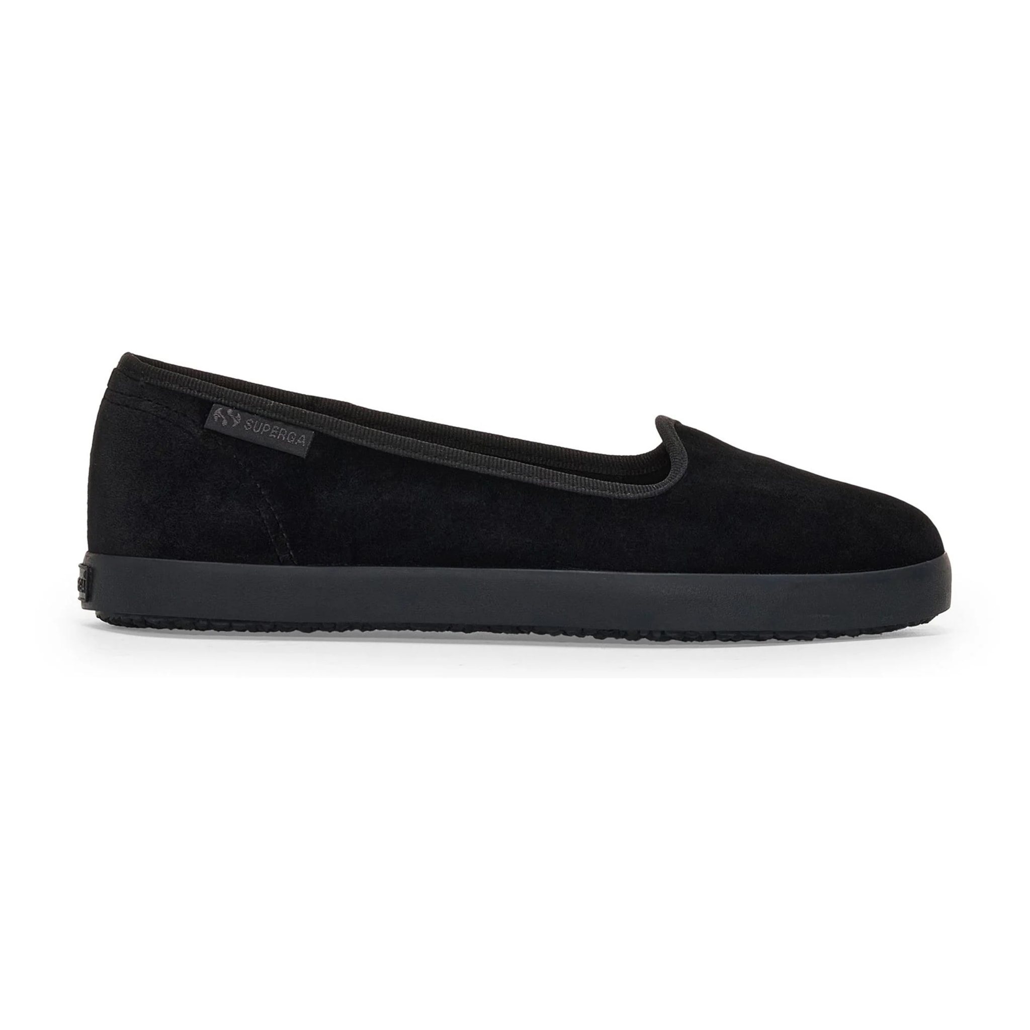 Superga - Ballerine Donna Nero - 2441 VELVET BALLERINA