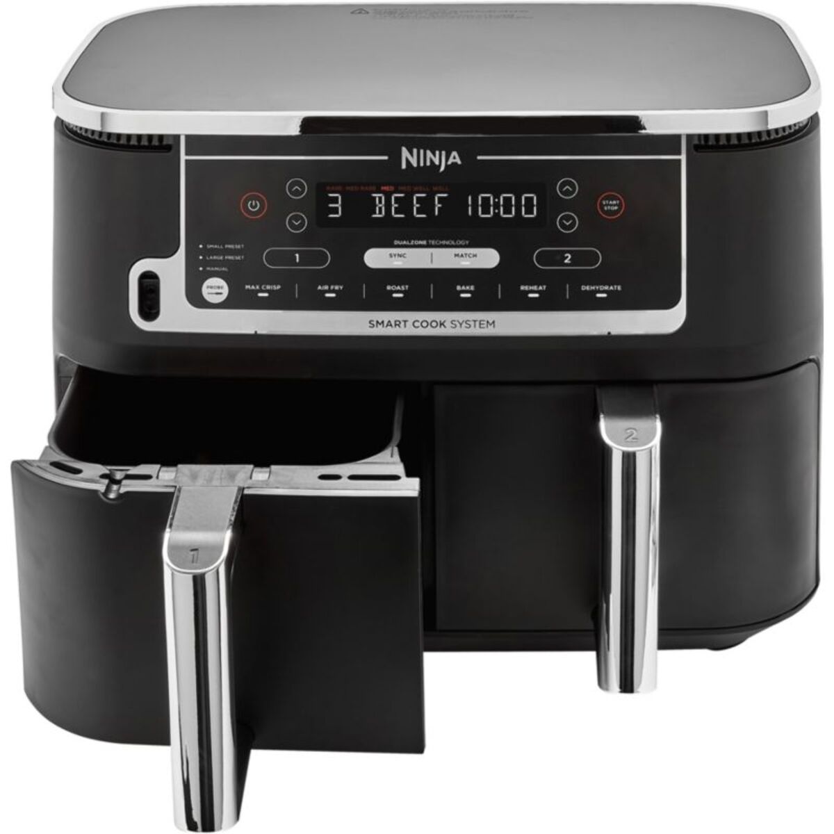 Friteuse sans huile NINJA Foodi DualZone 9,6l  AF451EU avec sonde