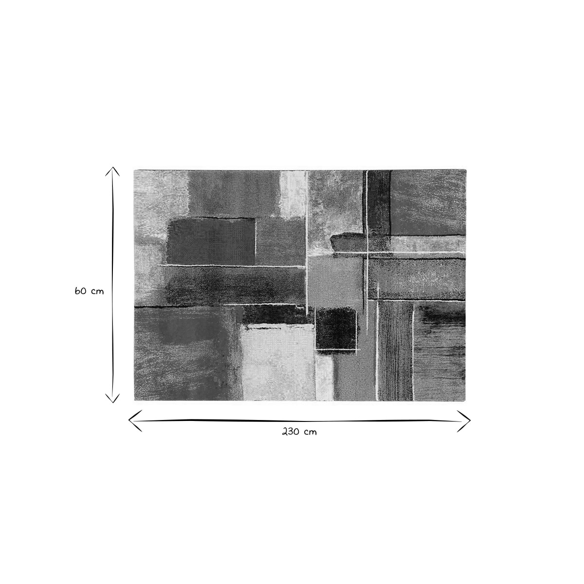 Tapis à motif multicolore 160 x 230 cm CANDY