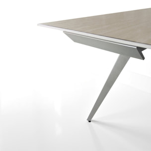 Tomasucci Table extensible MICCIU TRAVERTINO MARBLE - PLATUNUM