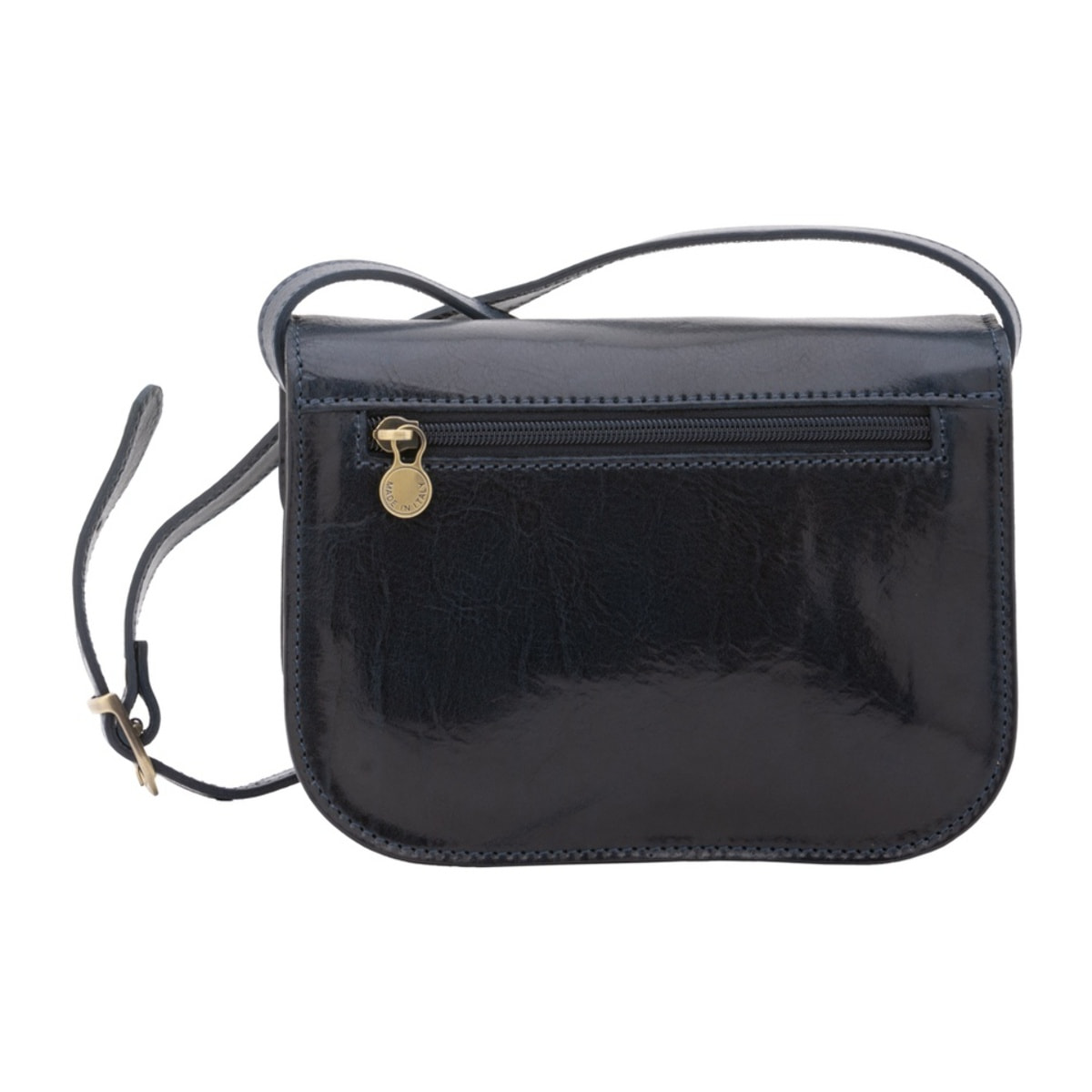 Borsa a tracolla da donna - Modello False - 100% pelle - 22.0 x 16.0 x 9.5 cm