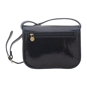 Borsa a tracolla da donna - Modello False - 100% pelle - 22.0 x 16.0 x 9.5 cm