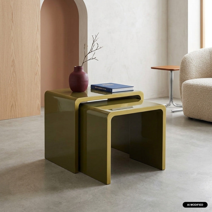 Tables gigognes finition glossy NOLA