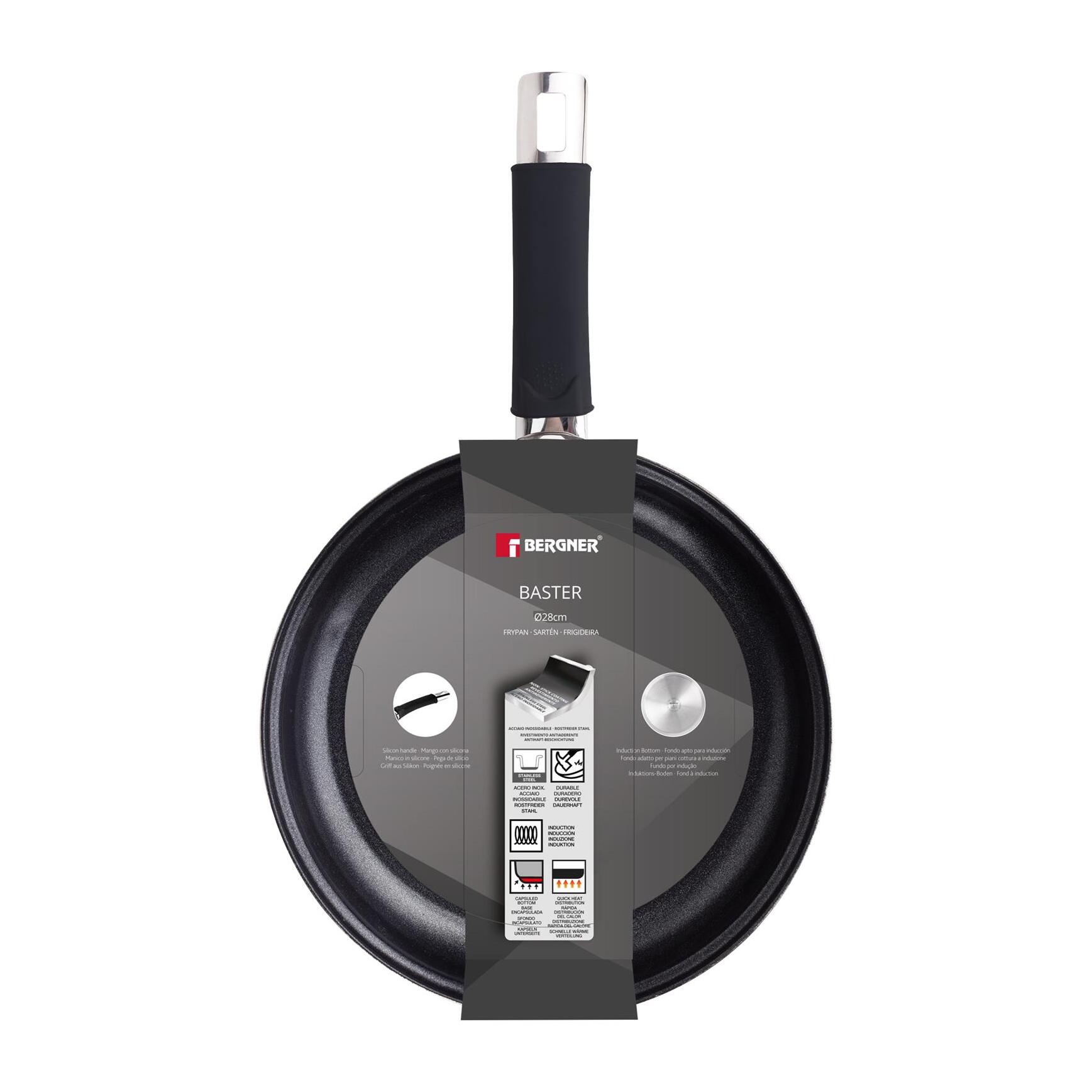 Sartén Ø28cm BASTER en Acero inoxidable Bergner