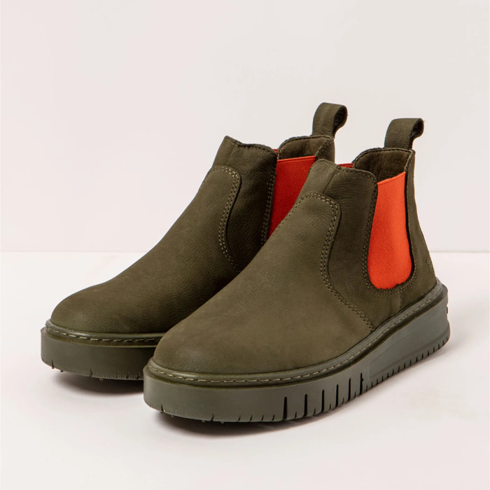 Botines 1789 NOBUCK KAKI-SUNSET /BELLEVILLE color Kaki-sunset