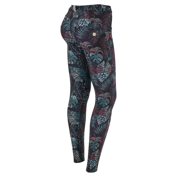 Pantaloni push up WR.UP® tessuto traspirante ecologico floreale