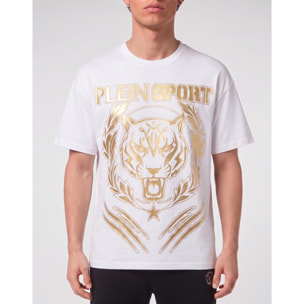 PLEIN SPORT Camiseta de cuello redondo y manga corta TIGER