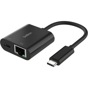 Adaptateur BELKIN USB-C vers ethernet + recharge 100W