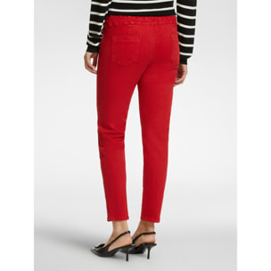 Elena Mirò - Jeggings pull on, "Pat" - Rosso