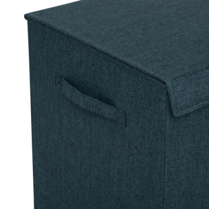Panier à linge "Colorama" bleu 74L