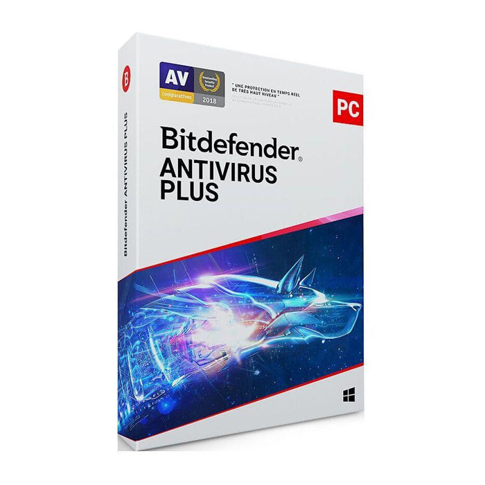 Logiciel antivirus et optimisation BITDEFENDER Antivirus Plus - 2 ans - 3 postes