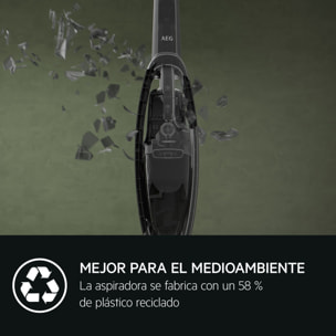 AEG Aspiradora sin cable Serie 5000 Clean de 45 min de autonomía AS52CB18DB