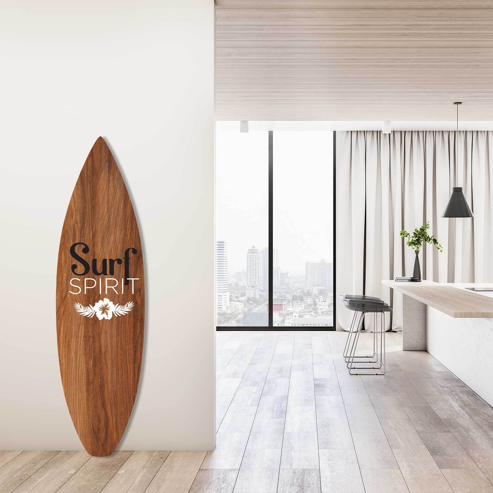 Planche de surf décorative spirit Tableau alu Dibond