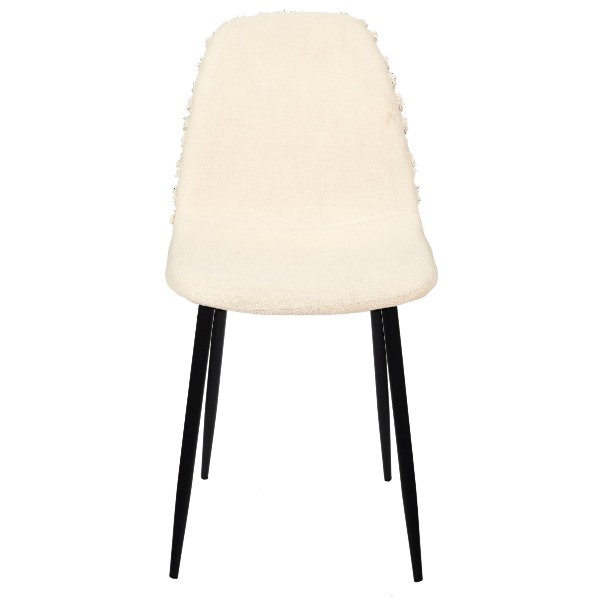 Chaise Mora Pieds Metal Noir - Lot de 4