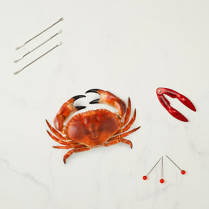 Coffret Crustaces Pince X1 Pique Fourchette X6