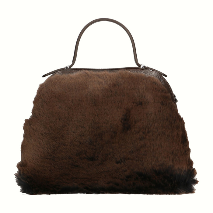 Borsa a mano da donna - Modello Aponia - Vera pelle - 33.0 x 28.0 x 12.0 cm