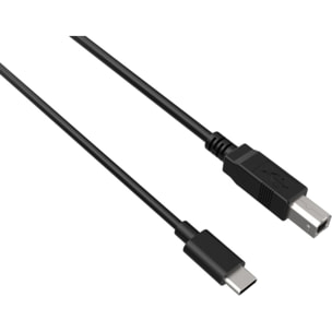 Câble ESSENTIELB USB C vers USB-B - 1.8M noir