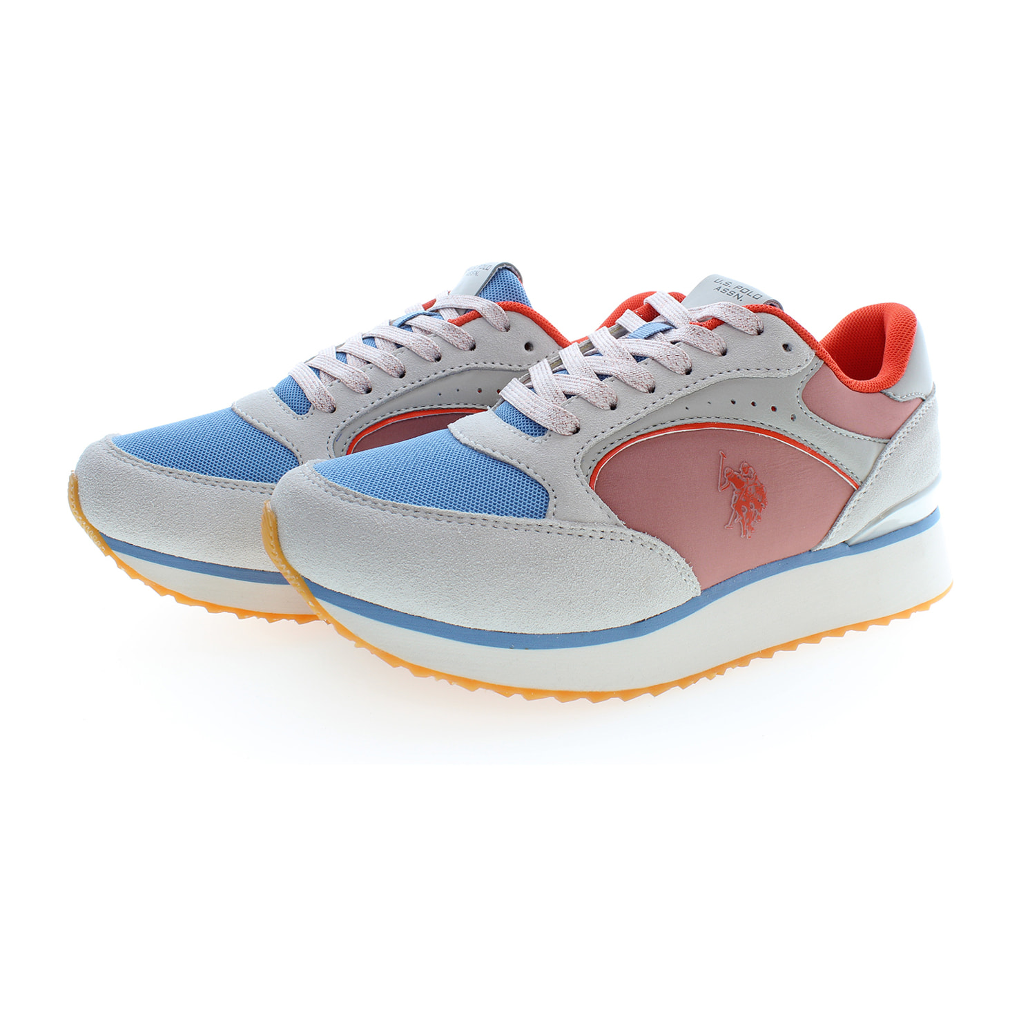 Sneakers U.S. Polo Assn Light Blue-Pink