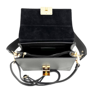 Borsa a spalla Cheval Firenze Ludovica Grigio Scuro