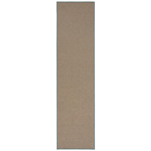 Tapis en jute de couloir antiderapant DIAMOND