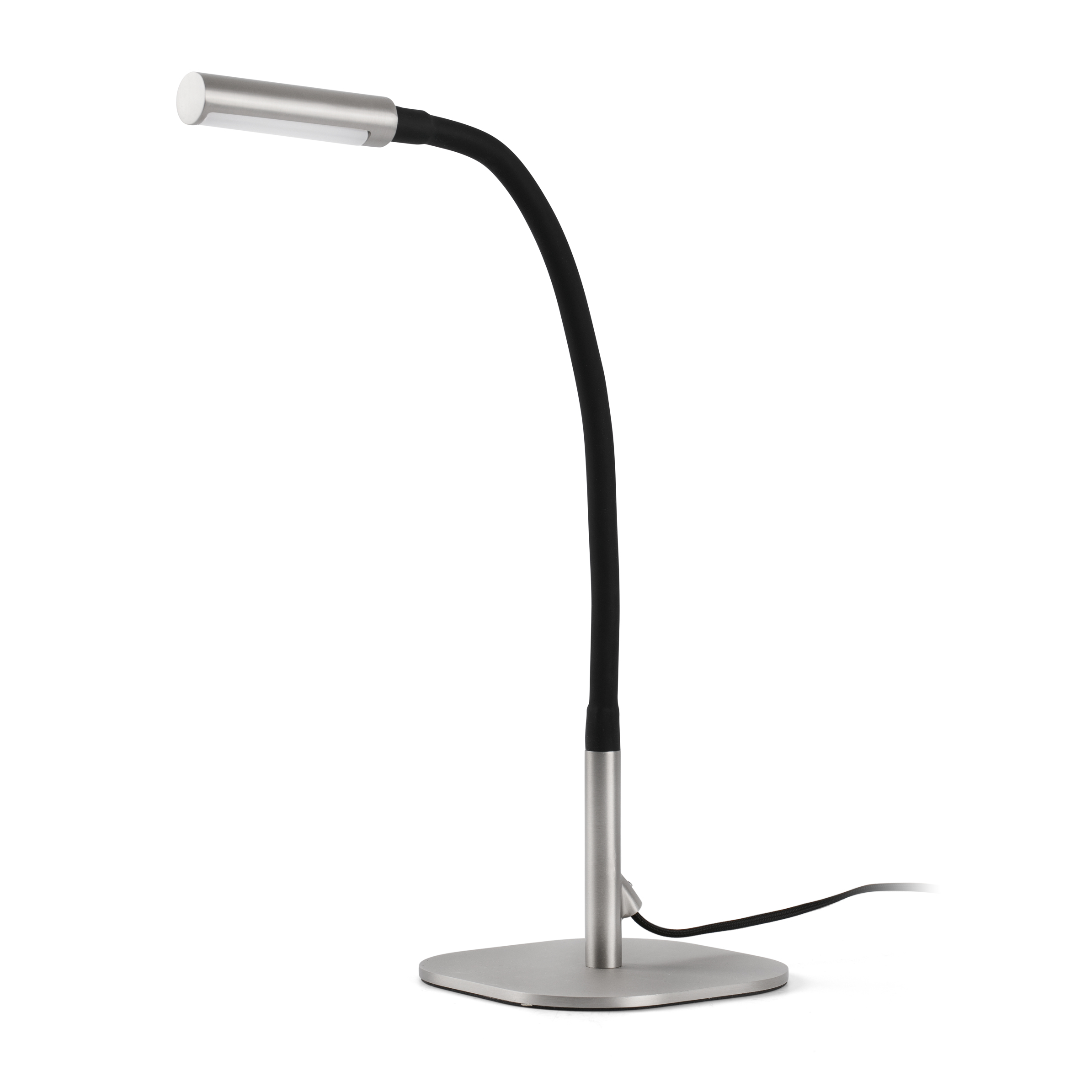 SERP Lampe de Table LED Nickel Mat