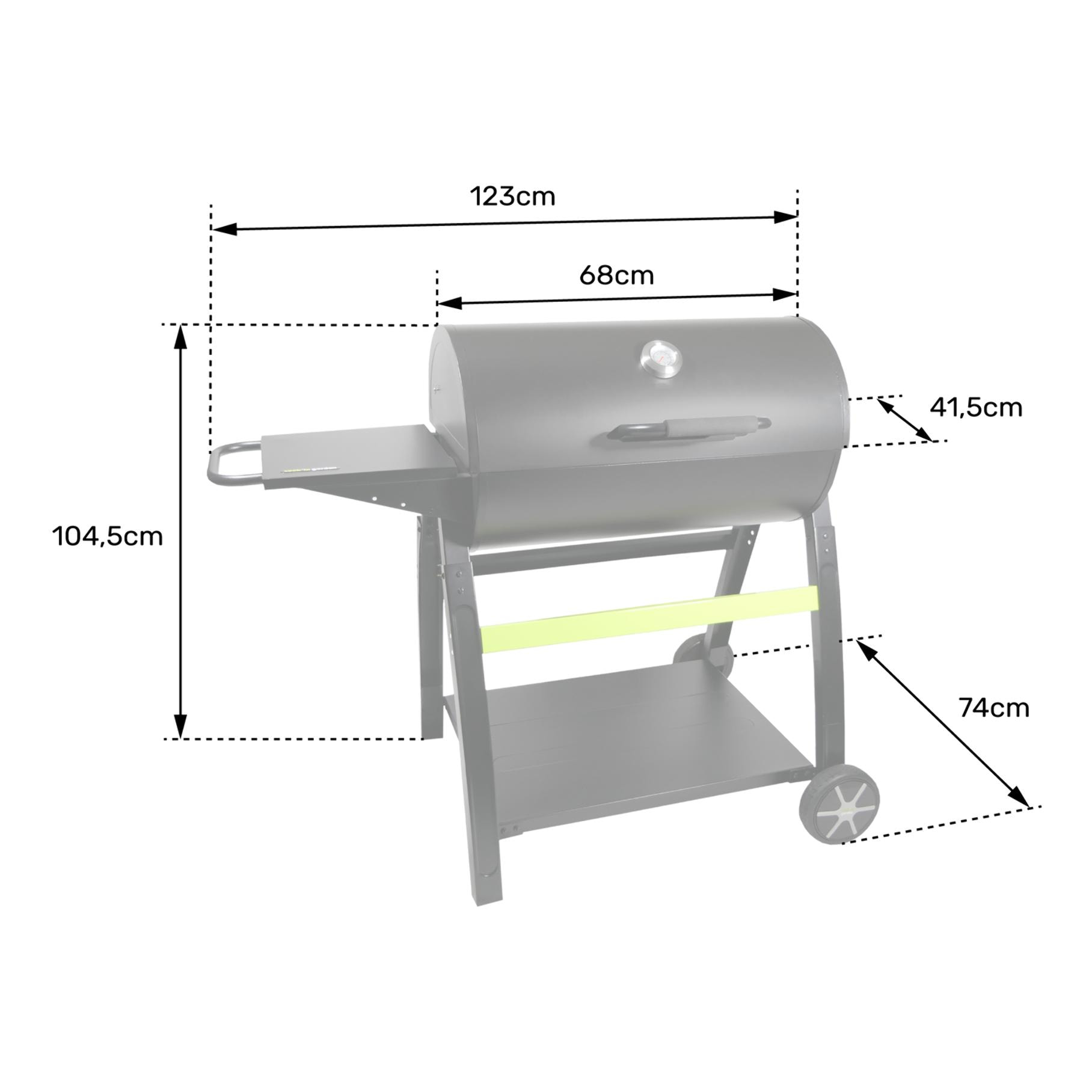 Cook'in Garden - Barbecue au charbon de bois TONINO 70