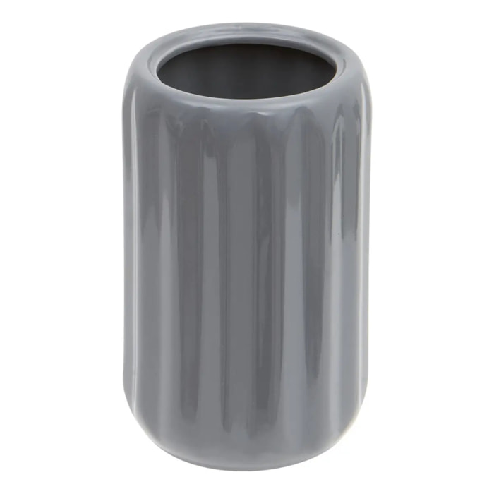 Brosse WC Colorama en céramique H.40cm gris