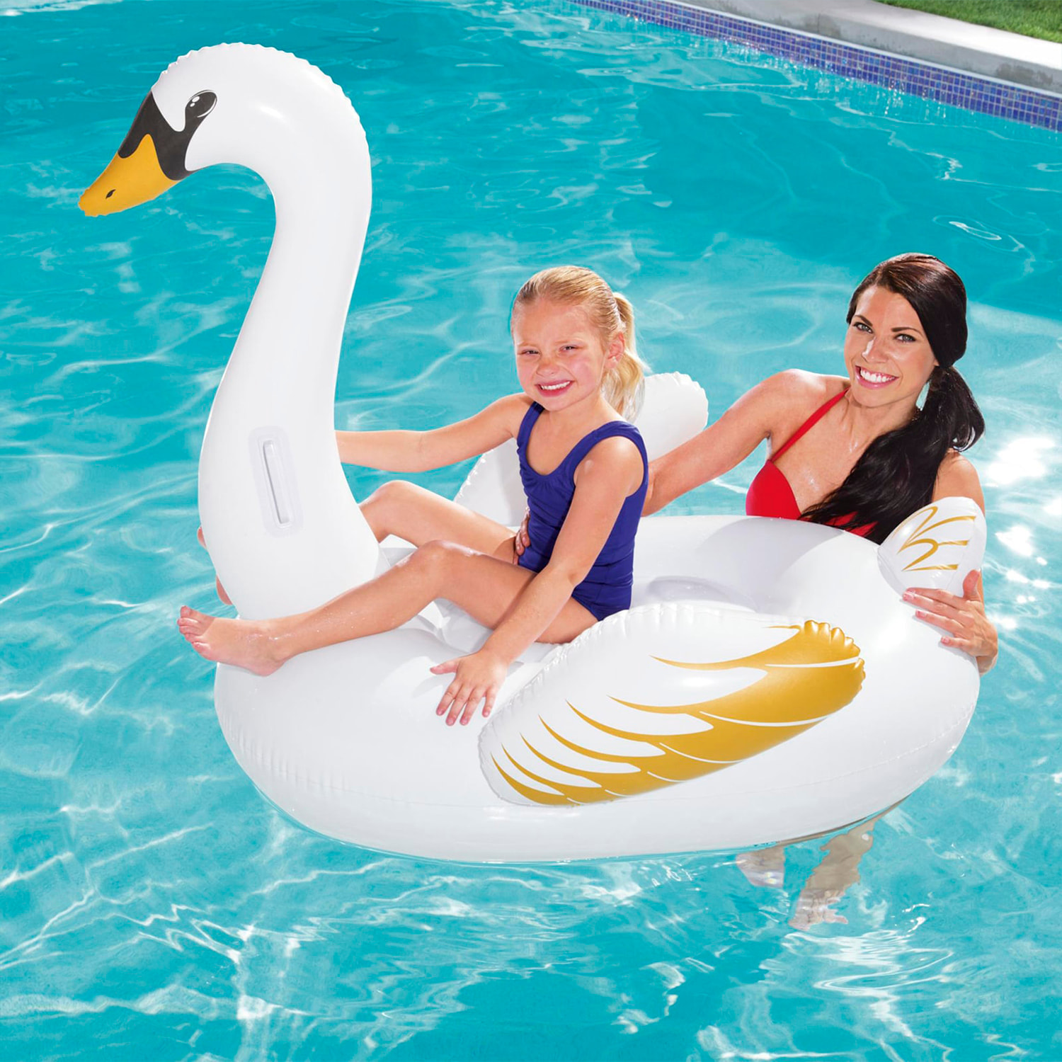 Cigno infantile con maniglie Bestway 122x1.22 cm.