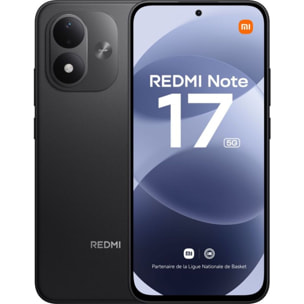 Smartphone XIAOMI Redmi Note 17 5G 128Go Noir