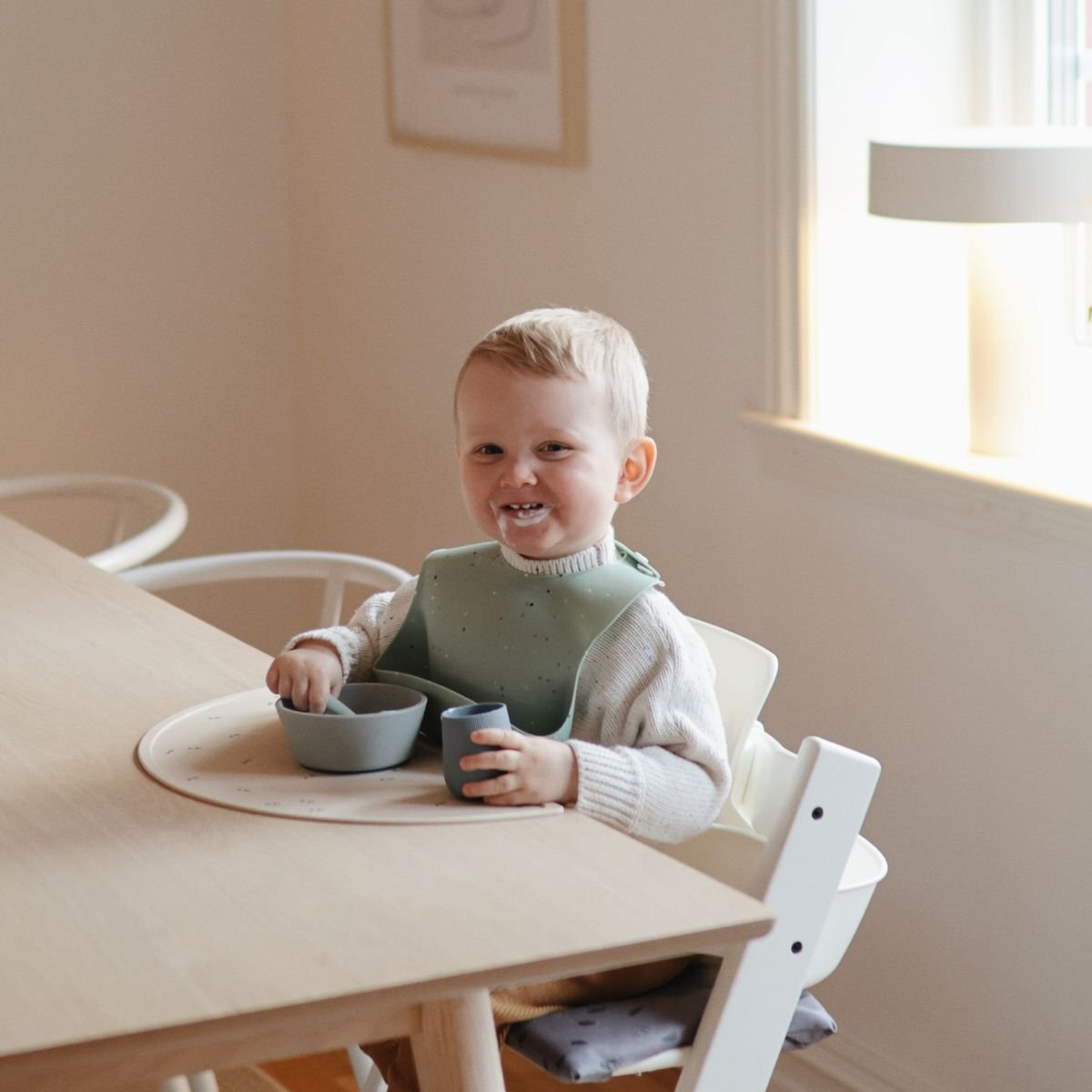 Mushie Mi Primera Cuchara (Pack 2) Solid