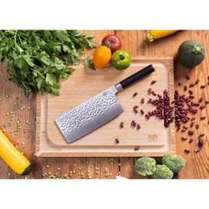 Mannaia martellato | acciaio 440C | L: 19 cm