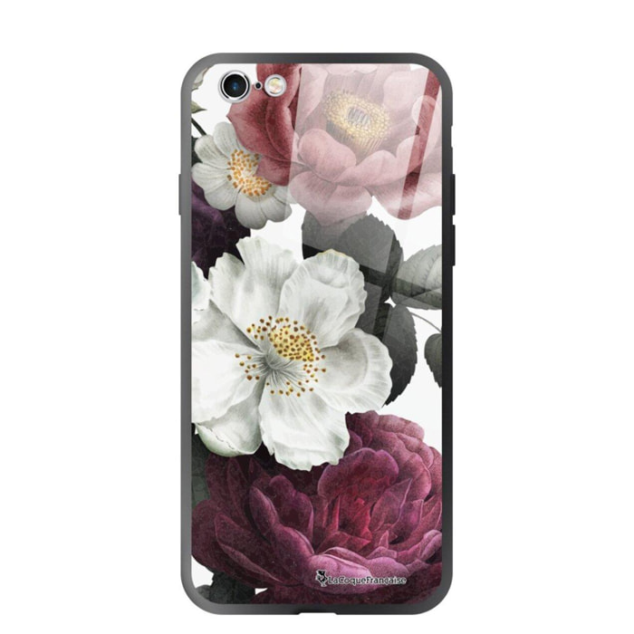 Coque iPhone 6/6S Coque Soft Touch Glossy Fleurs roses Design La Coque Francaise