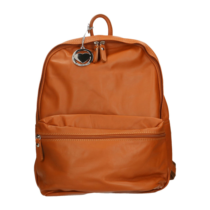 Chicca Borse Borsa Zaino Cuoio