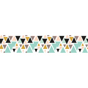Adhésif Film Fenêtre Anti Regard Occultant - TRIANGLES SCANDINAVES XL