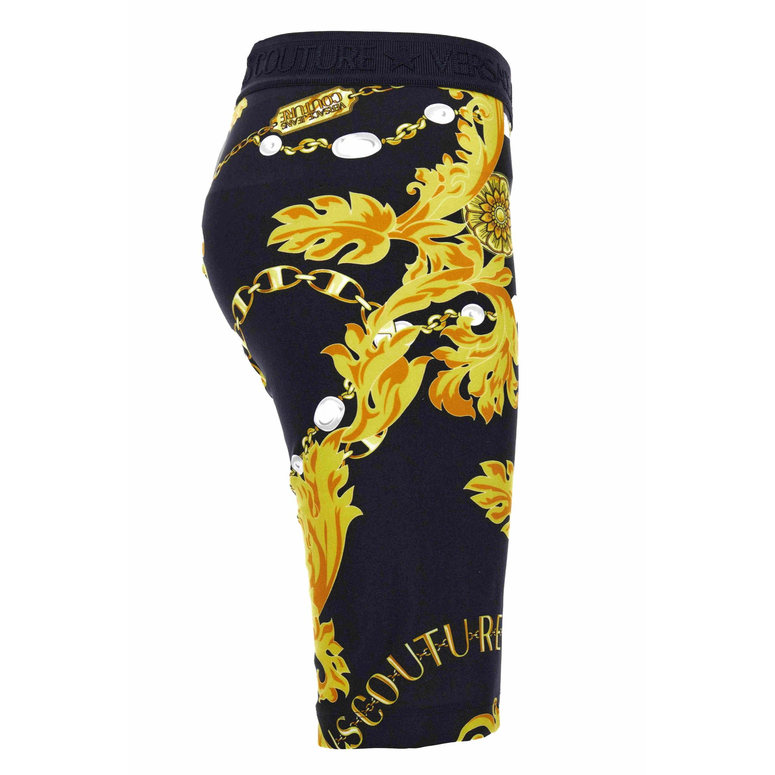 Versace Jeans Couture Pantalones cortos de ciclismo con estampado Baroque Couture de Versace Jeans Couture.