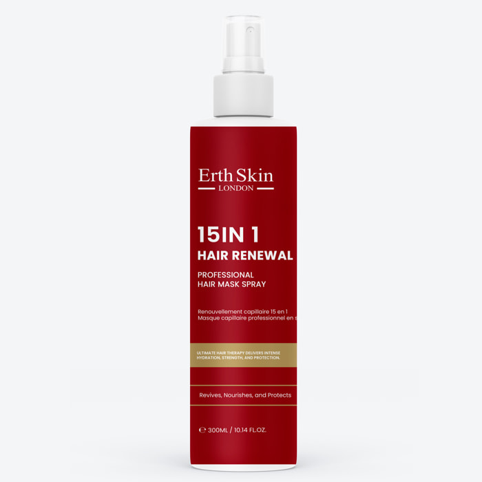 Mascarilla capilar profesional en spray 15 en 1 para extensiones