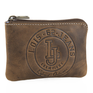 Monedero Piel Hombre Lois Brock Marron