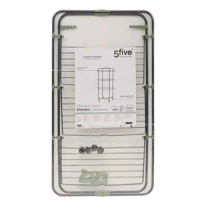 Étendoir à linge pliant tour 30m Mojave