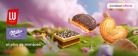 L'heure de la pause goûter Biscuits, chocolats et assortiments