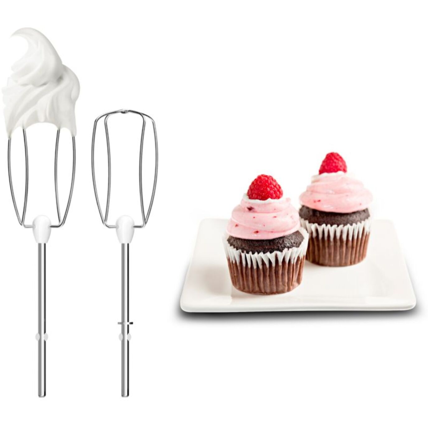 Batteur MOULINEX PREP'MIX+ 500W HM461110 + 2 accessoires