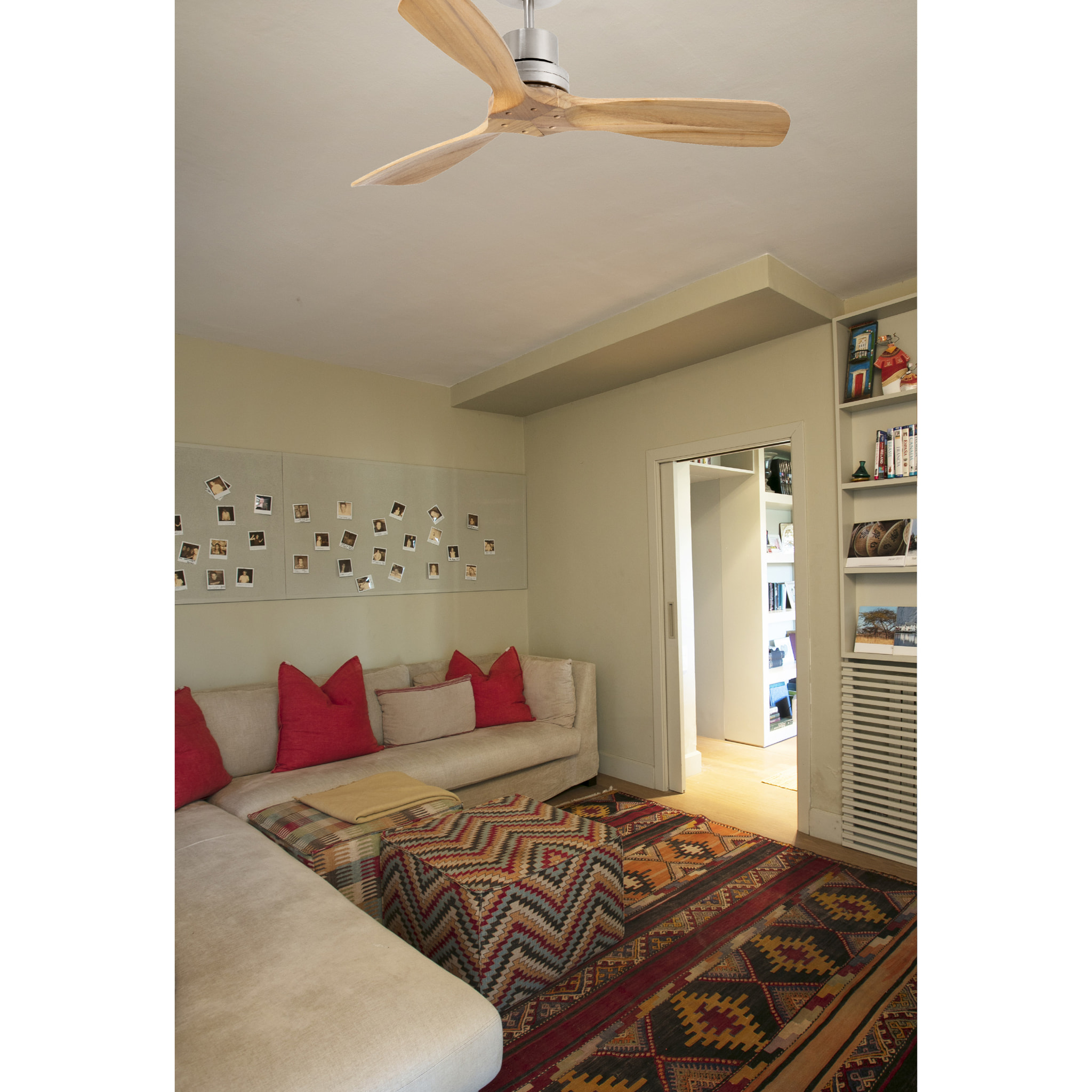 MINI LANTAU S Ventilateur de plafond nickel mat/pin TUYA