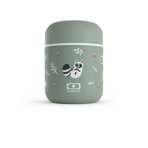 Lunch box isotherme Capsule 280ml Vert Raton Laveur