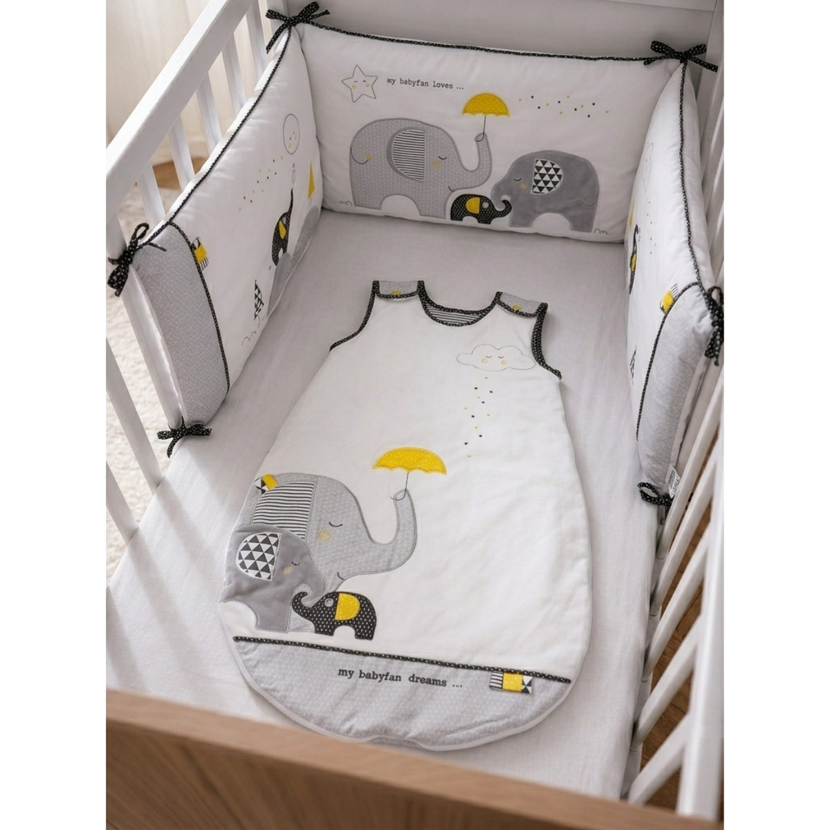 Gigoteuse en coton blanc