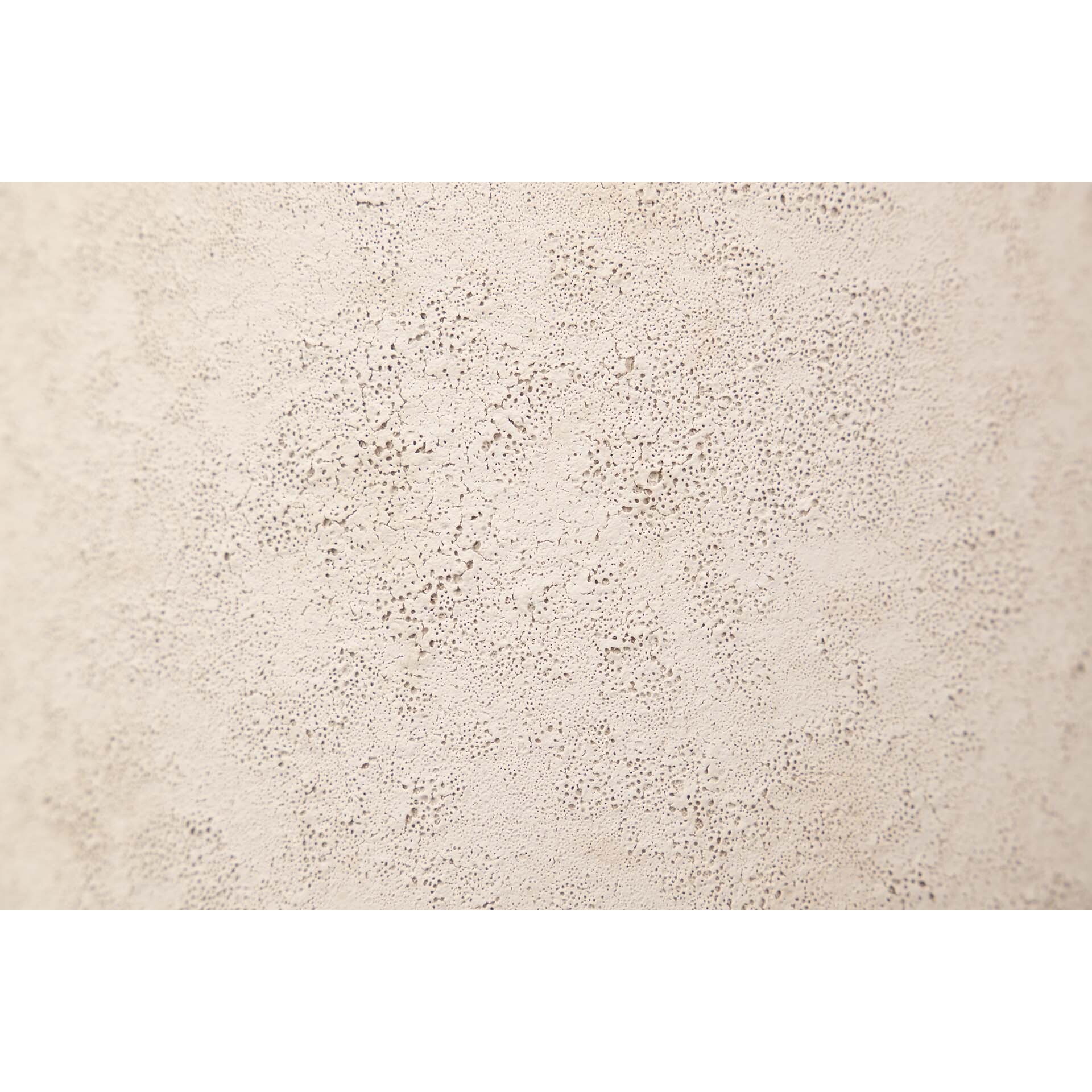 Florero Ceramica Beige 20x20x44 Cm