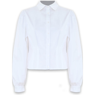 Kocca - Camicia taglio cropped Donna, Tinta unita