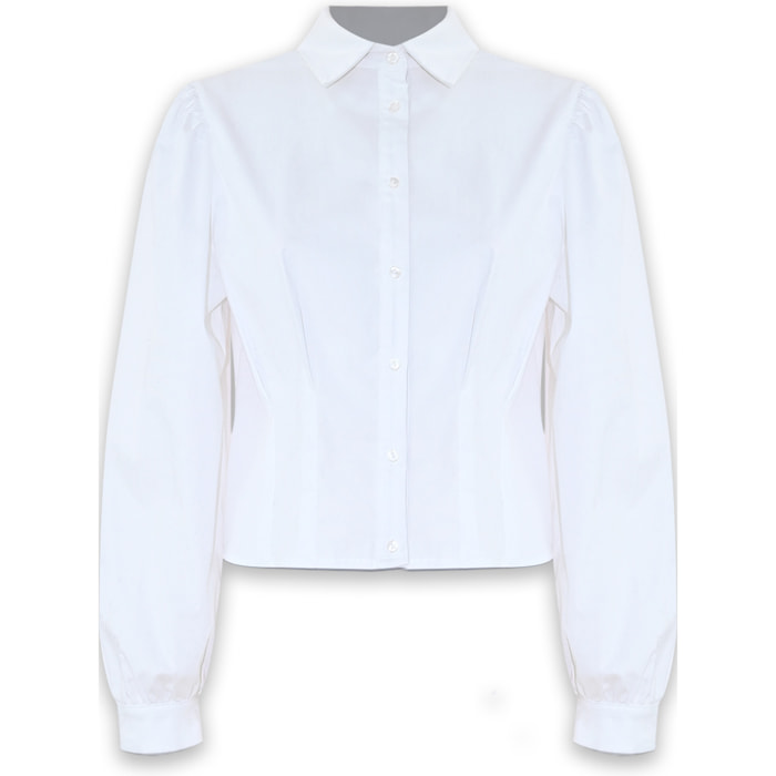 Kocca - Camicia taglio cropped Donna, Tinta unita