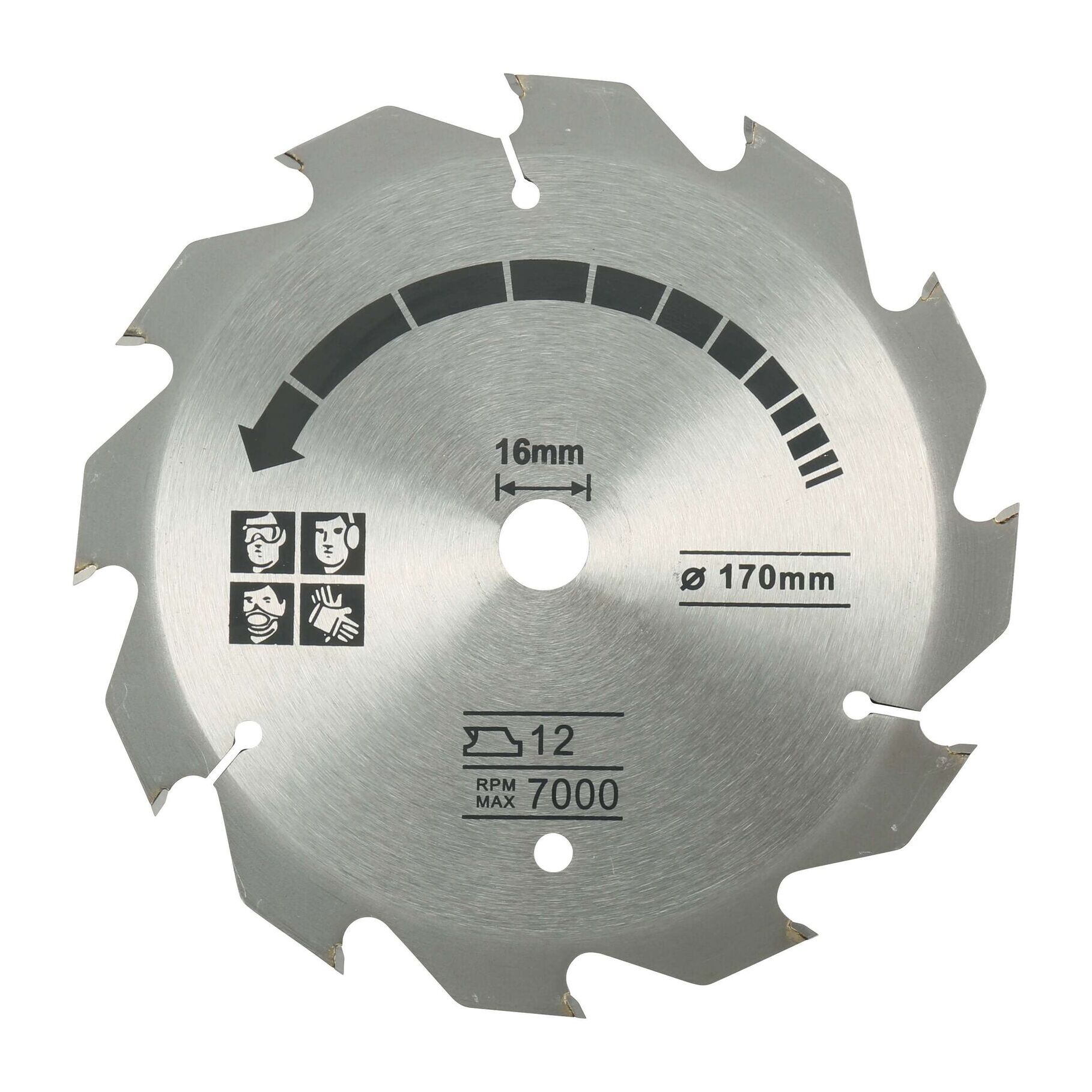 Scie circulaire 1250W 66mm avec lame de scie extra