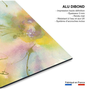 Tableau pastel flower Tableau alu Dibond