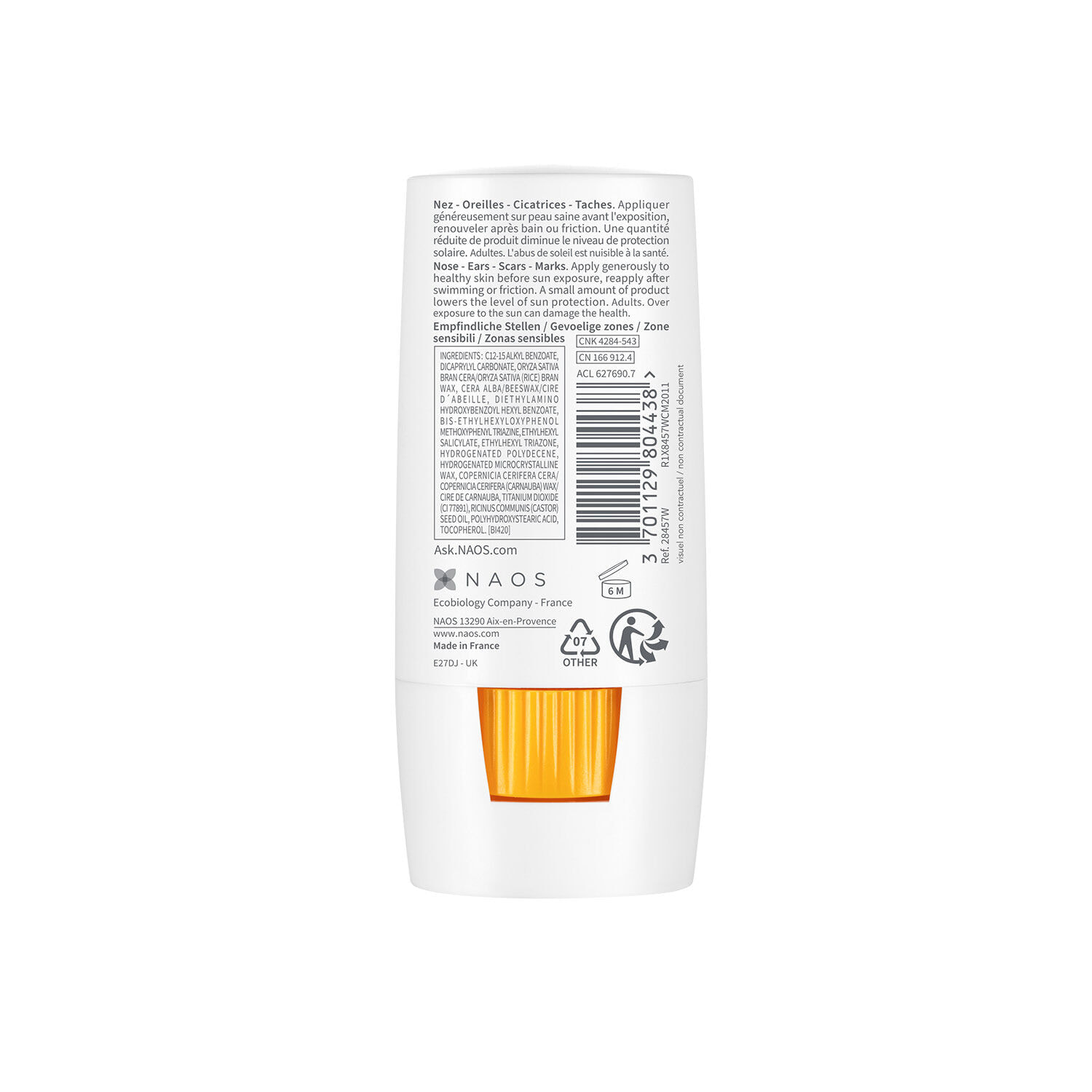 PHOTODERM SPF50+ | Stick Zones Sensibles Très Haute Protection 8g 